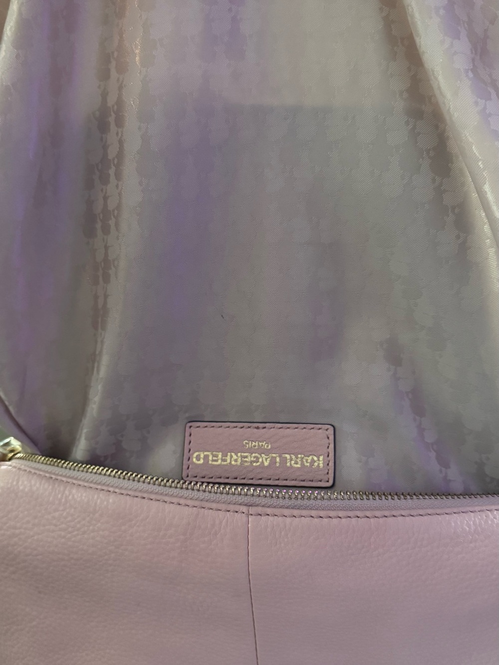 Karl Lagerfeld Blush Pink Shoulder Bag - Picture 6 of 10